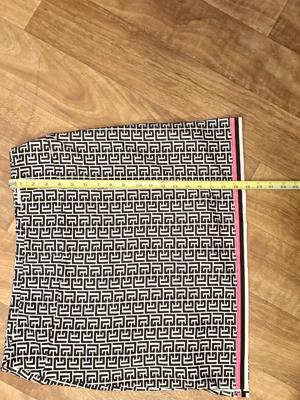 Golftini Ebb and Flow Pull-On Stretch Knit Skort Black & White Geometric PrintXL - Picture 14 of 14